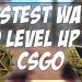 *OLD* BEST WAYS TO GAIN XP FAST IN CSGO!!