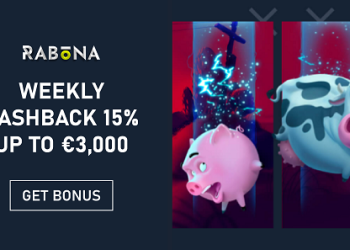 Rabona - Weekly Cashback 15% up to €3,000