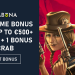 Rabona - Welcome Bonus 100% up to €500+200 FS