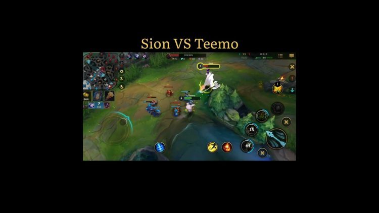 Sion VS Teemo | LOL WİLD RİFT #shorts