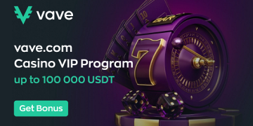 VAVE Com Casino VIP Program up to 100,000 USDT