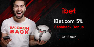 iBet.com 5% Cashback Bonus