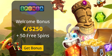 Spinia Casino Banner