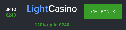 Light Casino Welcome Bonus Banner