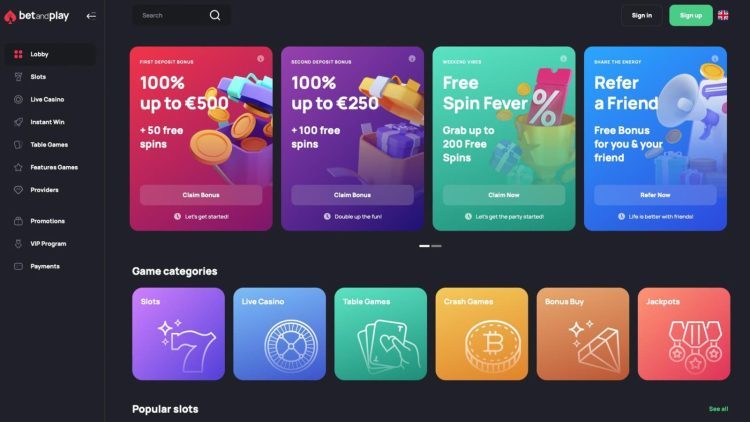 BetandPlay Casino Review Online Gaming Excellence
