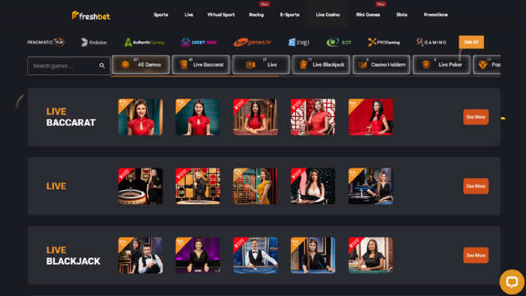 Freshbet Casino Review - A Dive into Online Gaming