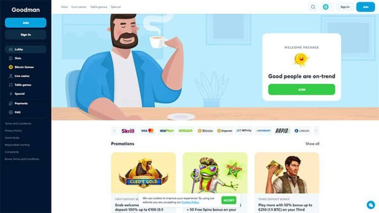 Goodman Casino Review World of Online Gaming