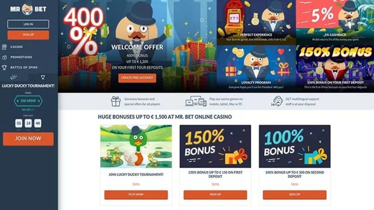 MrBet Casino Review - Online Gambling