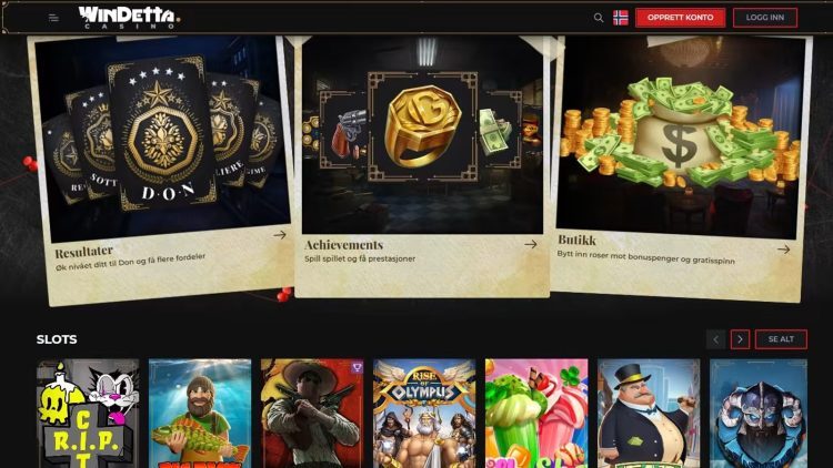 Windetta Casino Review - Gaming Paradise